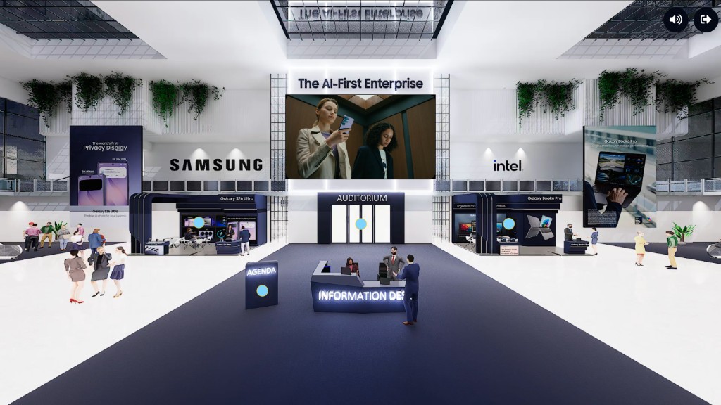 3D virtual lobby